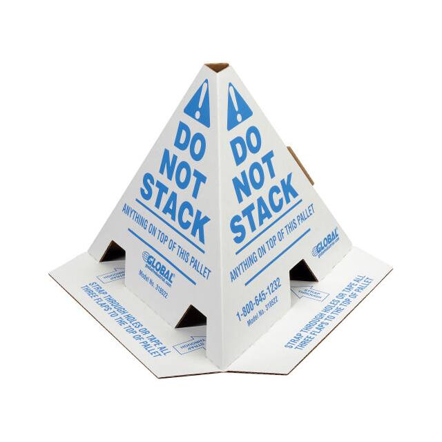 525154 DO NOT STACK PALLET CONES, 8X8X1