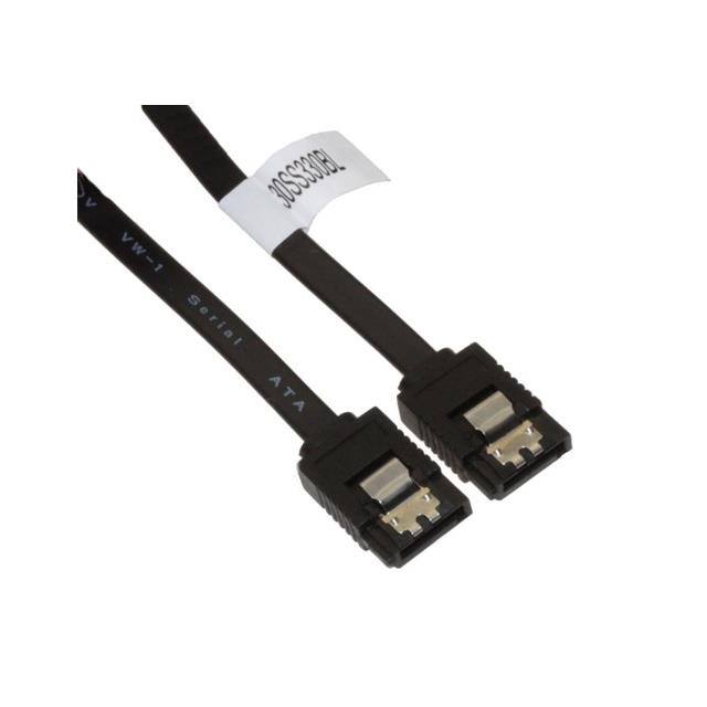30SS991BL 39" BLACK SATA III CABLE W/ LATC