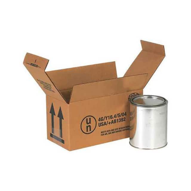 HAZCO2Q (2) 1 QUART HAZ MAT BOXES, 9-1/2