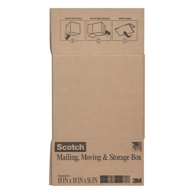 8018FB-LRG SCOTCH FOLDED BOX, 8018FBLRG, 18
