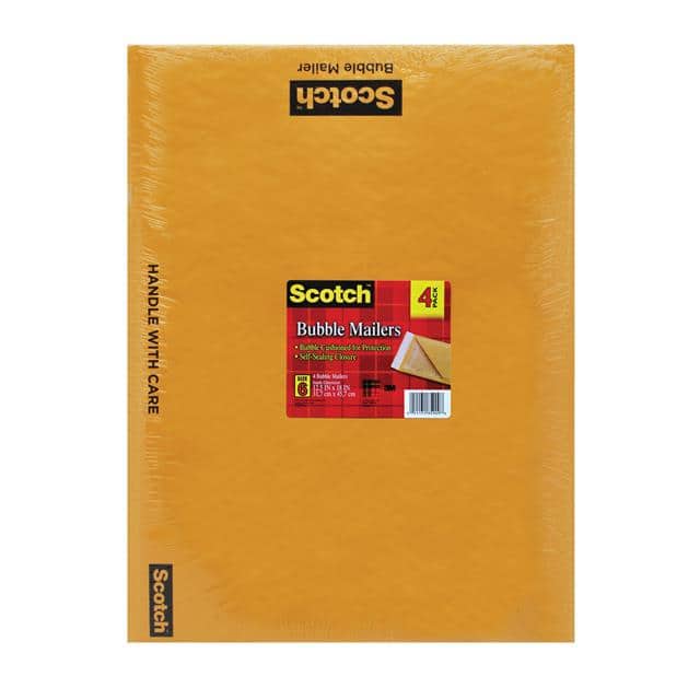 7935-4 SCOTCH KRAFT BUBBLE MAILER 4-PAC