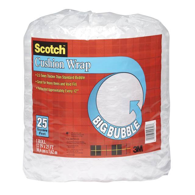 BB7912-25 SCOTCH BIG BUBBLE CUSHION WRAP,