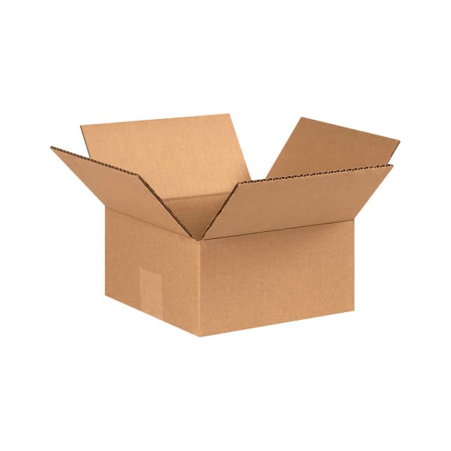 BS070703 7X7X3" FLAT CARDBOARD CORRUGATED