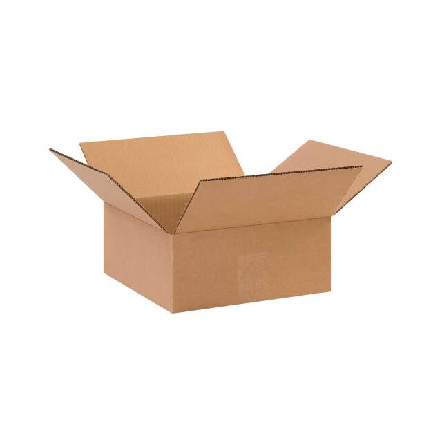 BS101004 10X10X4" FLAT CARDBOARD CORRUGAT