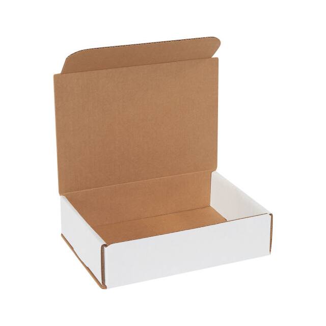 M862 8"X6"X2" WHITE CORRUGATED MAILER