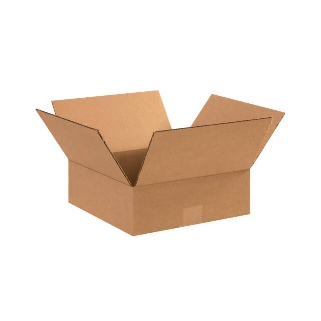 BS121204 12X12X4" FLAT CARDBOARD CORRUGAT