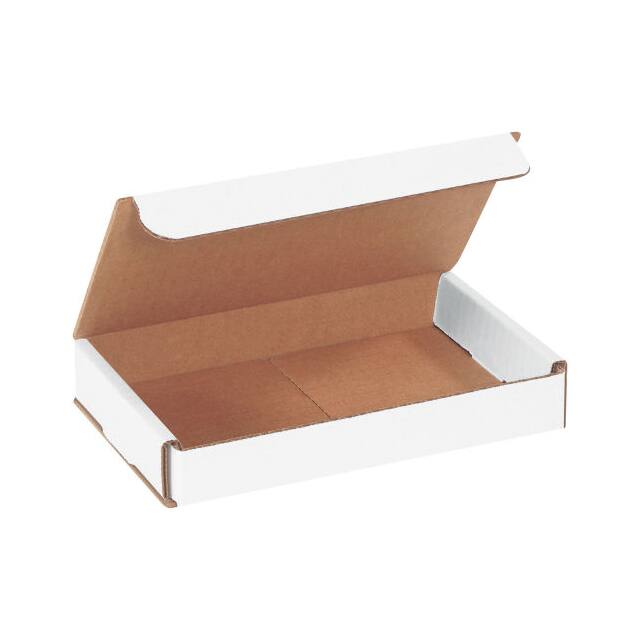 M741 7"X4"X1" WHITE CORRUGATED MAILER