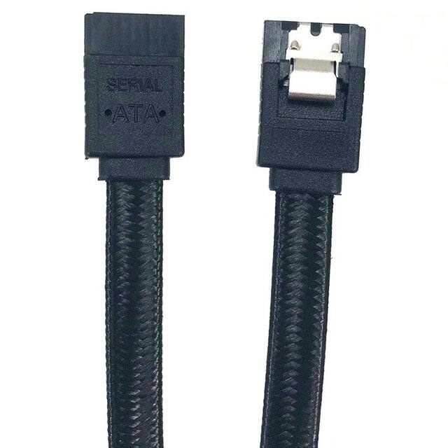 F03-40SLBK-2 40" SATA3 Str Cbl w/Lock 2PK