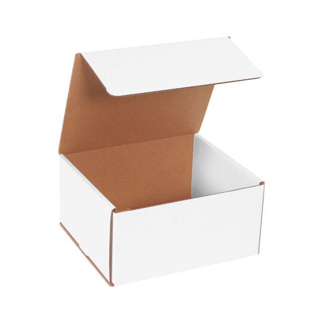 M874 8"X7"X4" WHITE CORRUGATED MAILER
