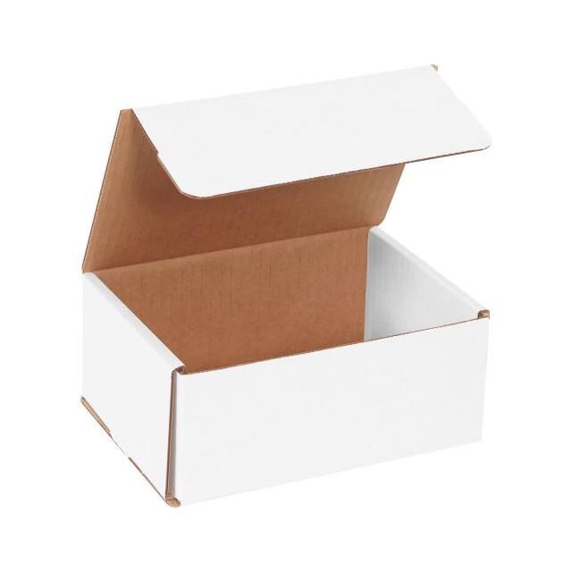 M753 7"X5"X3" WHITE CORRUGATED MAILER