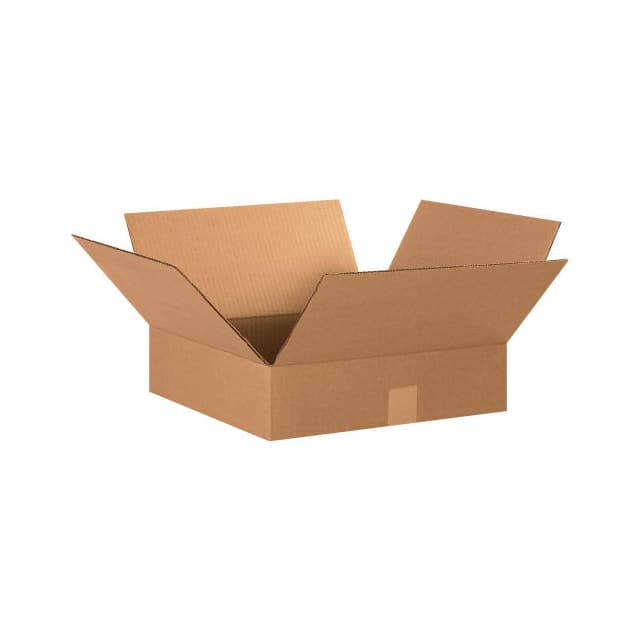 BS151504 15X15X4" FLAT CARDBOARD CORRUGAT