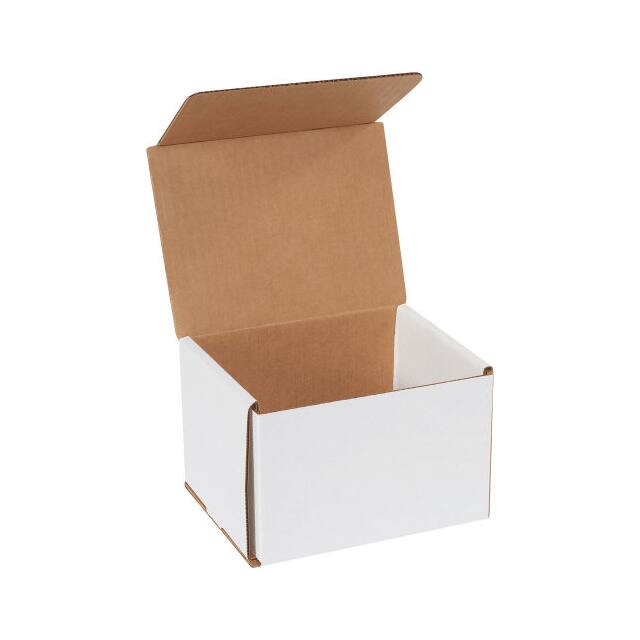 M654 6"X5"X4" WHITE CORRUGATED MAILER