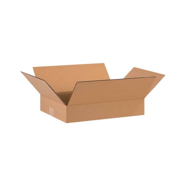 16123 16X12X3" FLAT CORRUGATED BOXES,