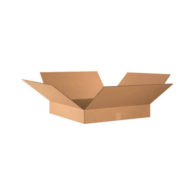 BS242404 24X24X4" FLAT CARDBOARD CORRUGAT