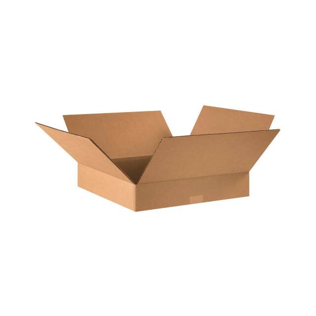 16163 16X16X3" FLAT CORRUGATED BOXES,