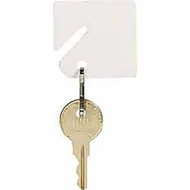 B383460 MMF KEY TAGS SLOTTED W/SNAP HOOK