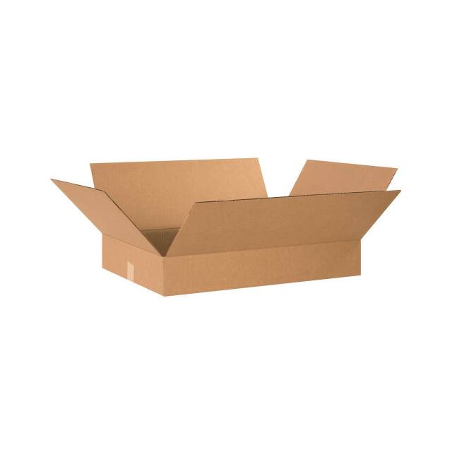 22164 22X16X4" FLAT CORRUGATED BOXES,