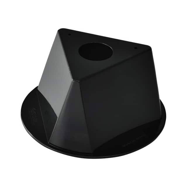 Black PLAIN INVENTORY CONTROL CONE, 10