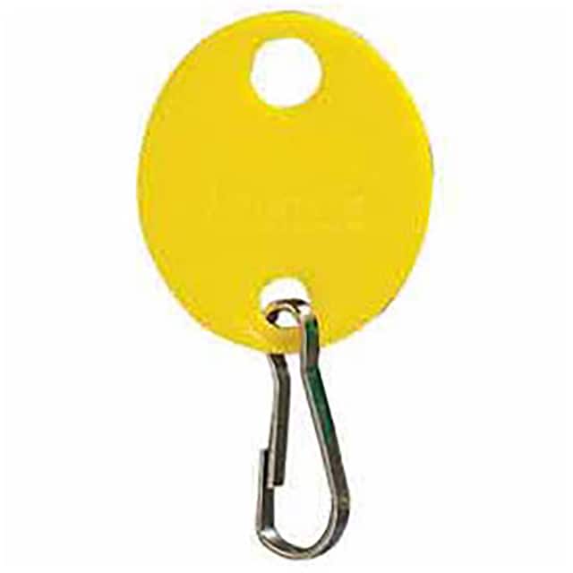 B383354 MMF SNAP-HOOK OVAL KEY TAGS, PLA