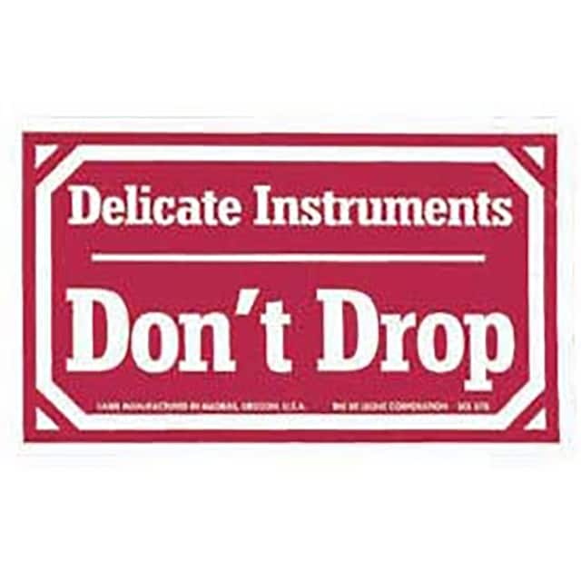 508444 LABELS 3X5", "DELICATE INSTRUMEN