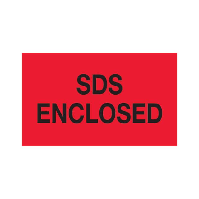 DL2784 3"X5" SDS ENCLOSED LABELS, 500 P