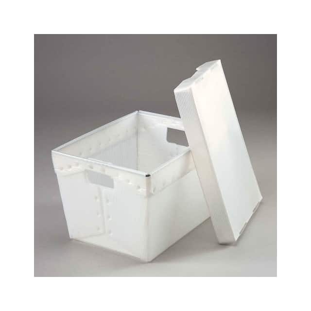 257816 POSTAL MAIL TOTE W/LID, CORRUGAT