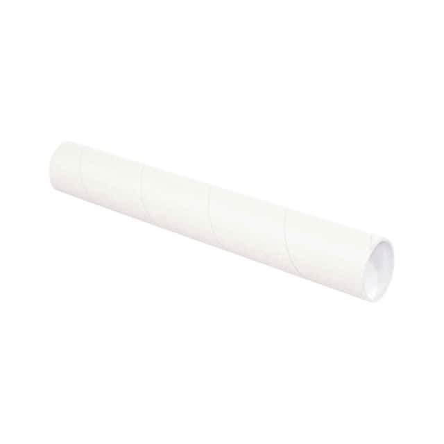 P3012W MAILING TUBE W/CAP, 12"L X 3" DI
