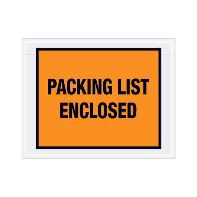 ENVPQ22 7"X5-1/2" PACKING LIST ENCLOSED,