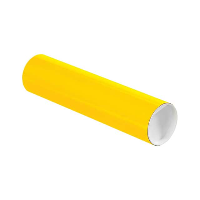 P3012Y MAILING TUBE W/CAP, 12"L X 3" DI