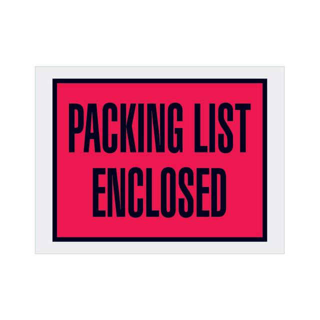 PL411 4-1/2"X6" PKING LIST ENCLOSED, F