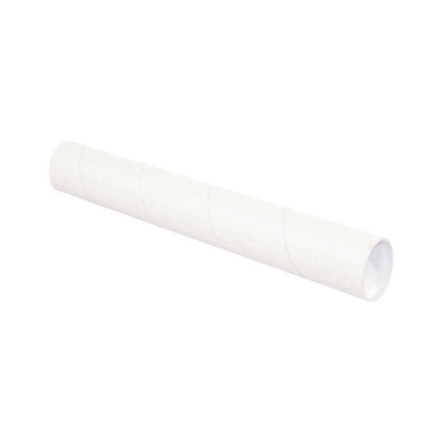 P3036W MAILING TUBE W/CAP, 36"L X 3" DI