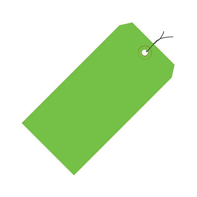 G11083D PRE-WIRED COLORED SHIPPING TAGS,