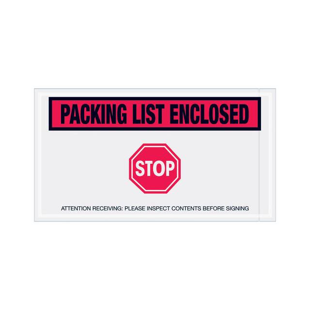 PL492 PANEL FACE ENVELOPES, "PACKING L