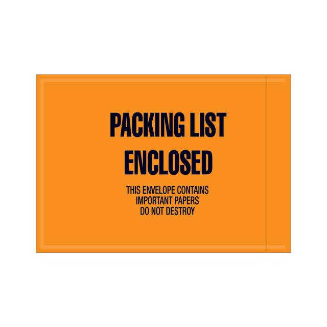 JMR10 4-1/2"X6" PKING LIST ENCLOSED, F