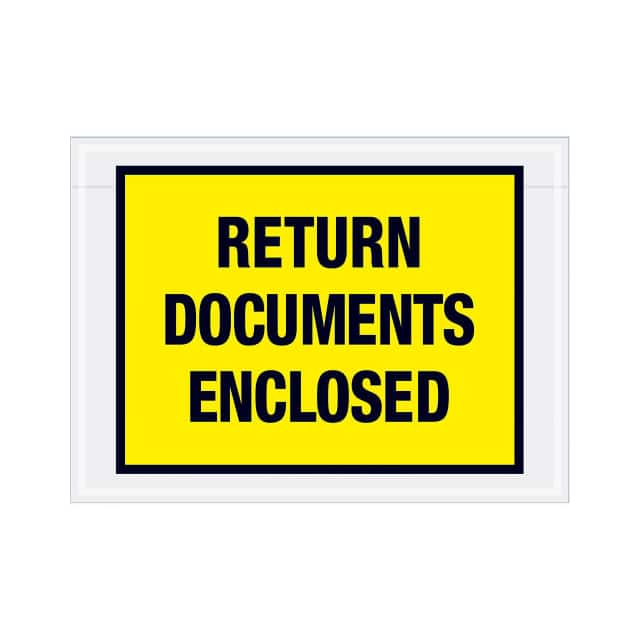 PL448 FULL FACE ENVELOPES, "RETURN DOC