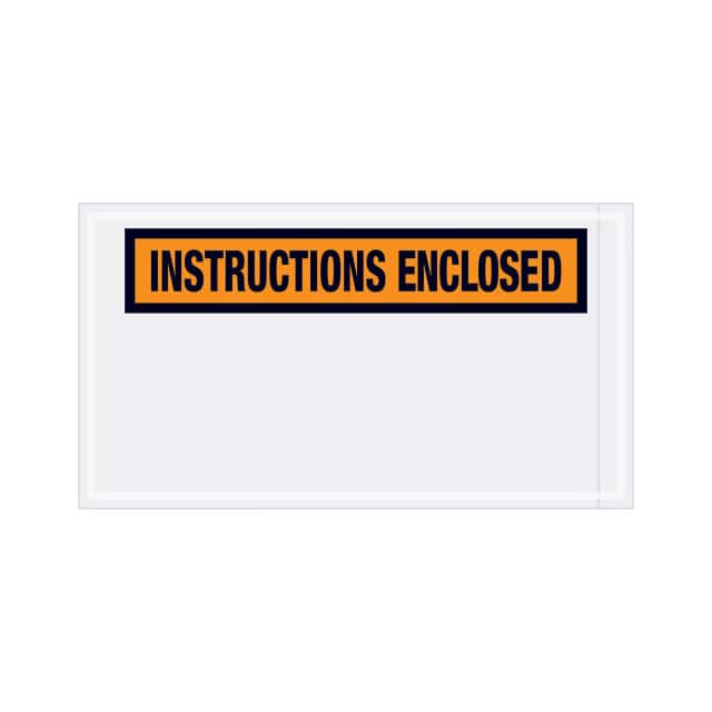 PL450 PANEL FACE ENVELOPES, "INSTRUCTI