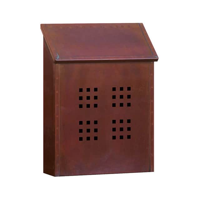 B1887796 ANTIQUE BRASS MAILBOX, SURFACE M
