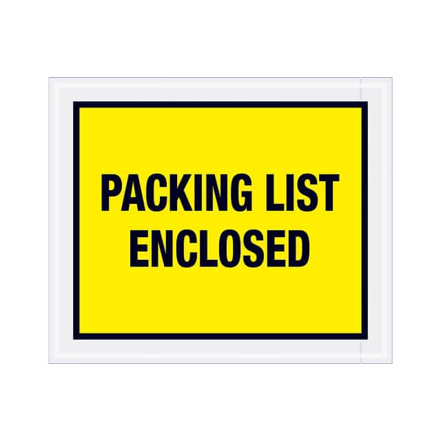 PL428 FULL FACE ENVELOPES, "PACKING LI