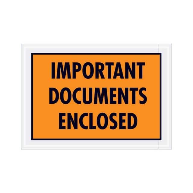 PL421 5-1/4"X7-1/2" IMPORTANT DOCUMENT