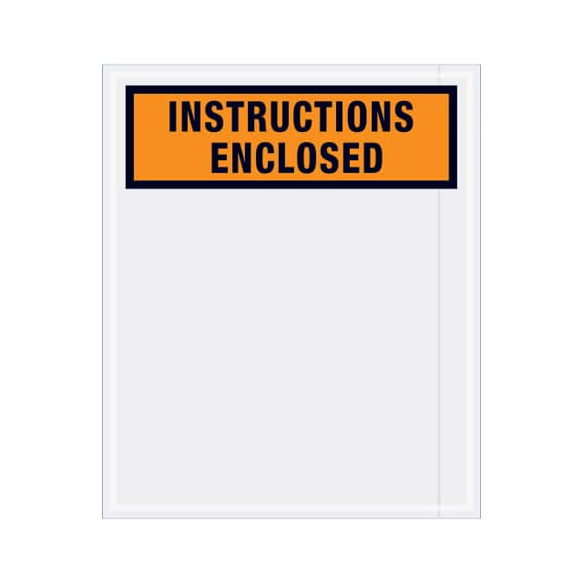 PL479 PANEL FACE ENVELOPES, "INSTRUCTI