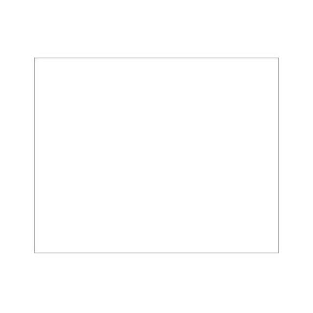 DL1385W TAPE LOGIC 8X10" BLOCK OUT LABEL