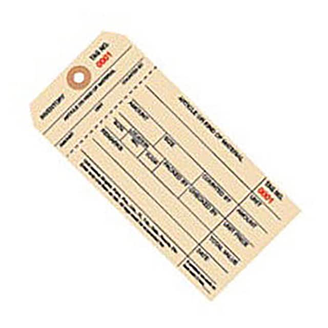 G18051 1 PART STUB STYLE INVENTORY TAG,