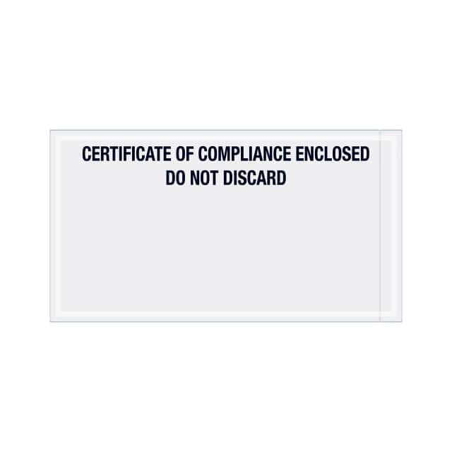 PL511 PANEL FACE ENVELOPES, "CERTIFICA