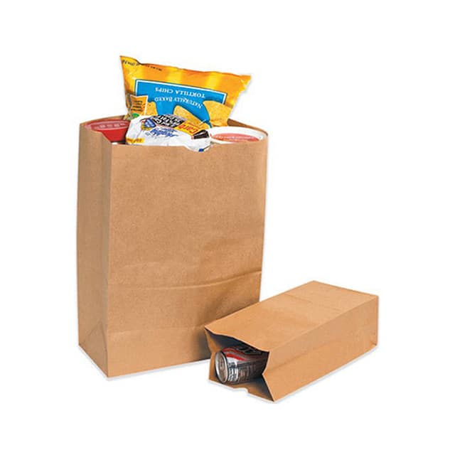 B41009 GROCERY BAGS, 12X7X17", 1/6 BL B
