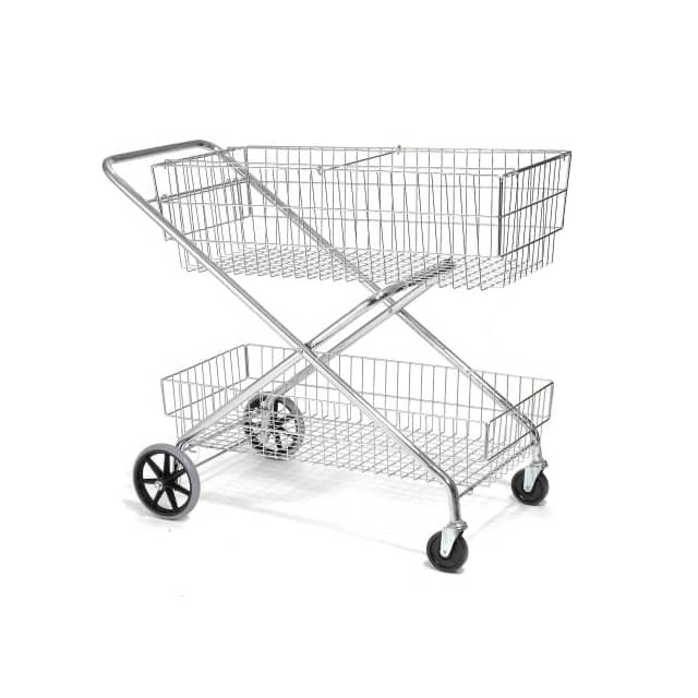 500152 WIRE UTILITY BASKET MAIL CART 20
