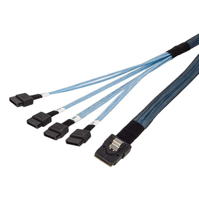 AMPH-874S-050-NL AMPH MINISAS TO 4X SATA 0.5M