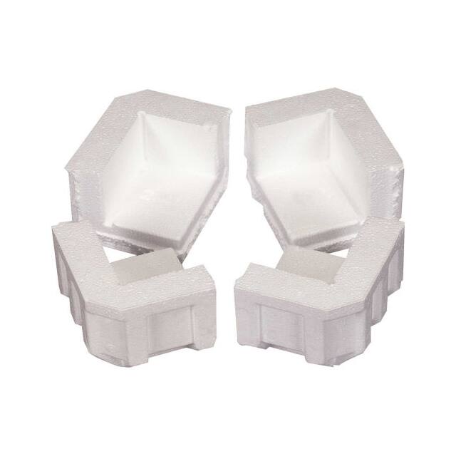 PF202 4-3/4"X4"X3-1/4" FOAM CORNERS, 3
