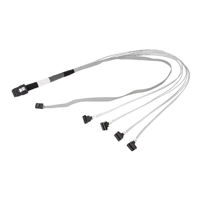 AMPH-874S-RT-SB-1000 AMPH MINISAS TO 4XSATA RA 1M