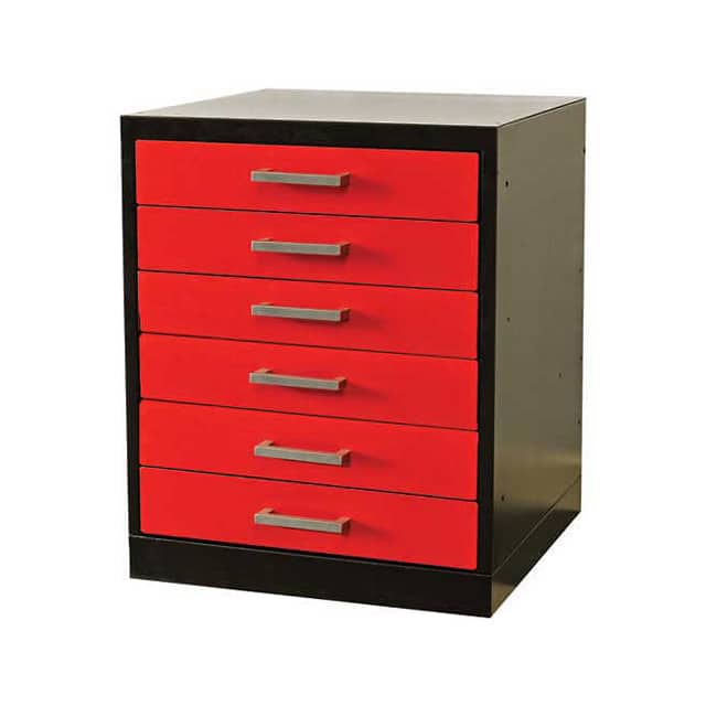 FKWP8432-6D-BR-HT FORT KNOX WORKBENCH PEDESTAL-6 D