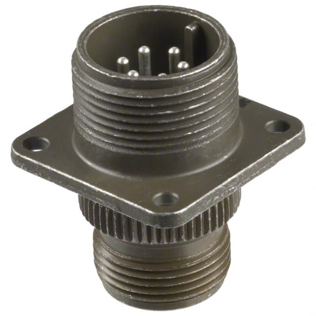 97-3100A-14S-6P(946) CONN RCPT MALE 6P SILV SLDR CUP
